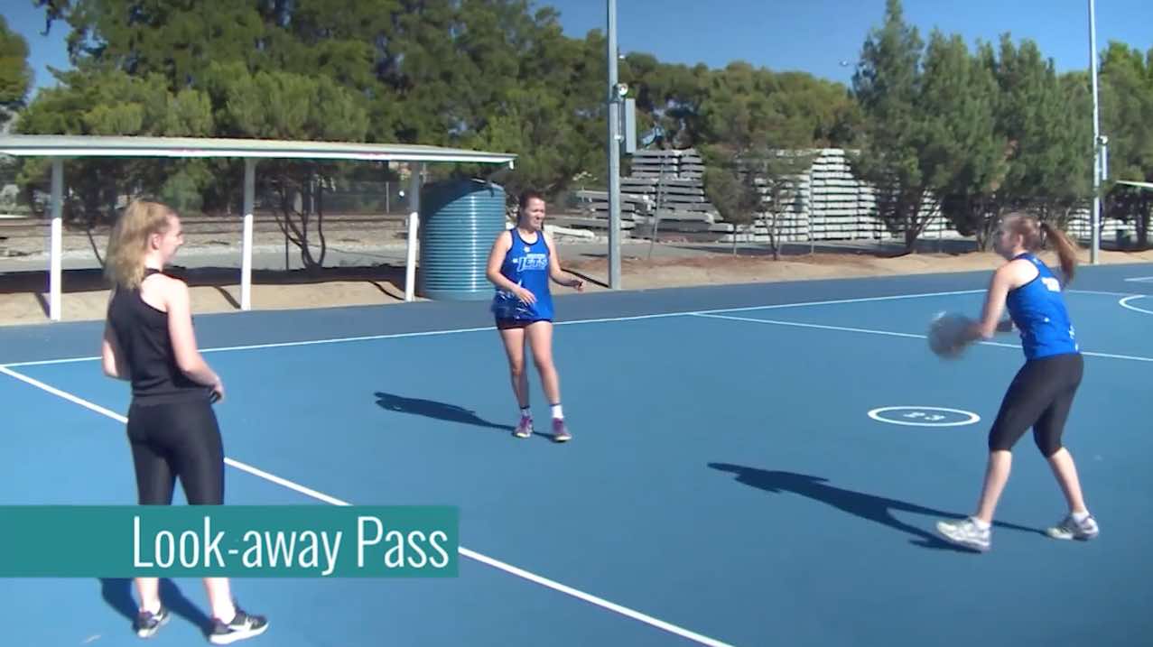 Netball Skill Drills: Look-away Pass