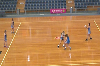 Netball Skills: Double Plays Through a Defensive Pair