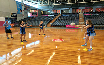 Netball Training Program: Two Ball Fan Passing