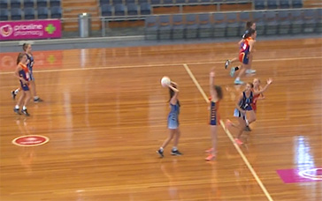 Netball Training Drills For Adults: Centre Pass: (C) Double Play