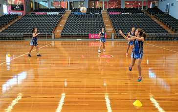 Netball Coaching Drills: One-foot Landing and Pivot