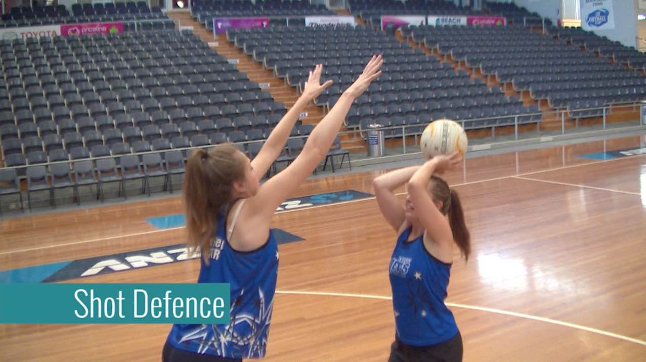 Netball Footwork Drills: Shot Defence