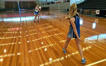 Training For Netball: Intercept from Behind