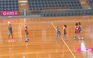 Netball Drills and Skills: Centre Pass: [WA] Primary