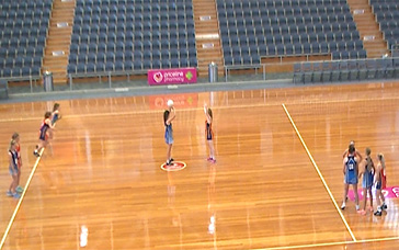 pass centre plays netball tv overload